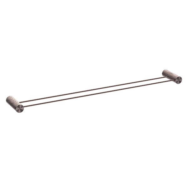 Nero Opal Double Towel Rail 800mm  NR2530dBZ