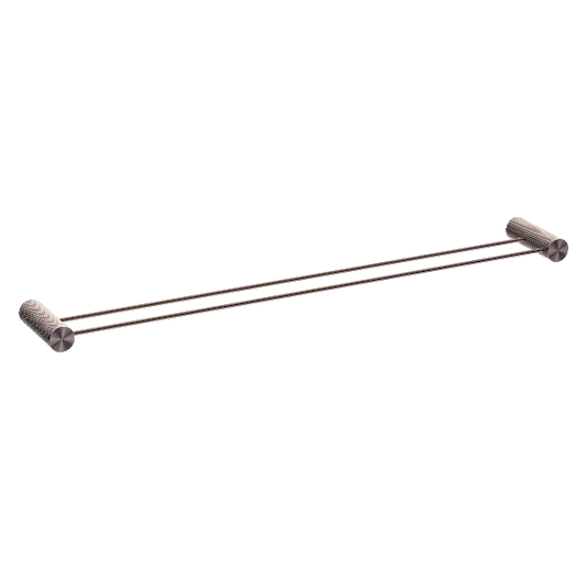 Nero Opal Double Towel Rail 800mm  NR2530dBZ
