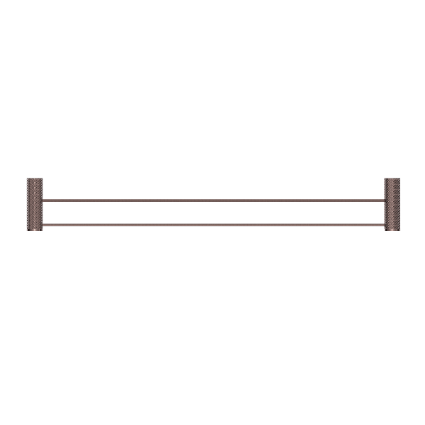 Nero Opal Double Towel Rail 800mm  NR2530dBZ