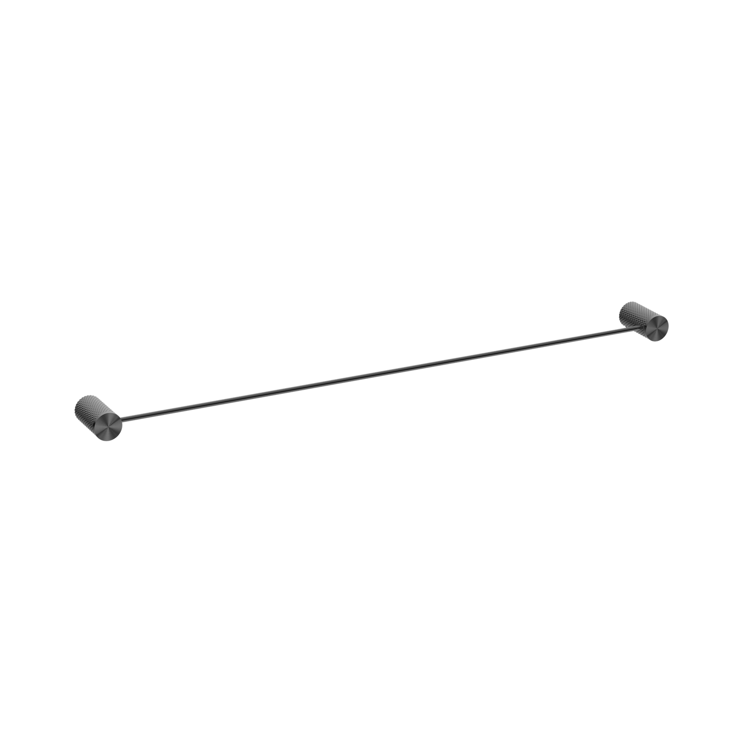 Opal Single Towel Rail 800mm Graphite