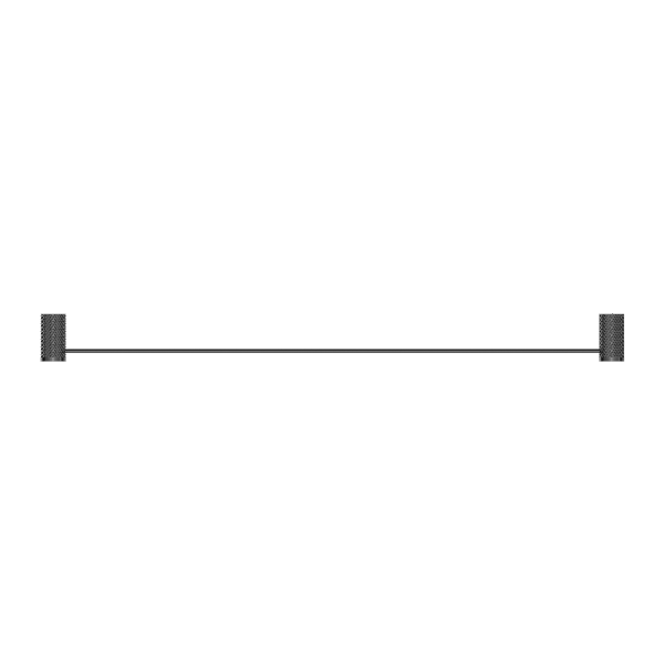 Nero Opal Single Towel Rail 800mm Graphite NR2530GR