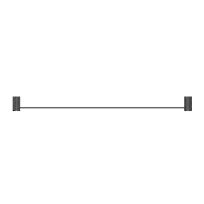 Nero Opal Single Towel Rail 800mm Graphite NR2530GR