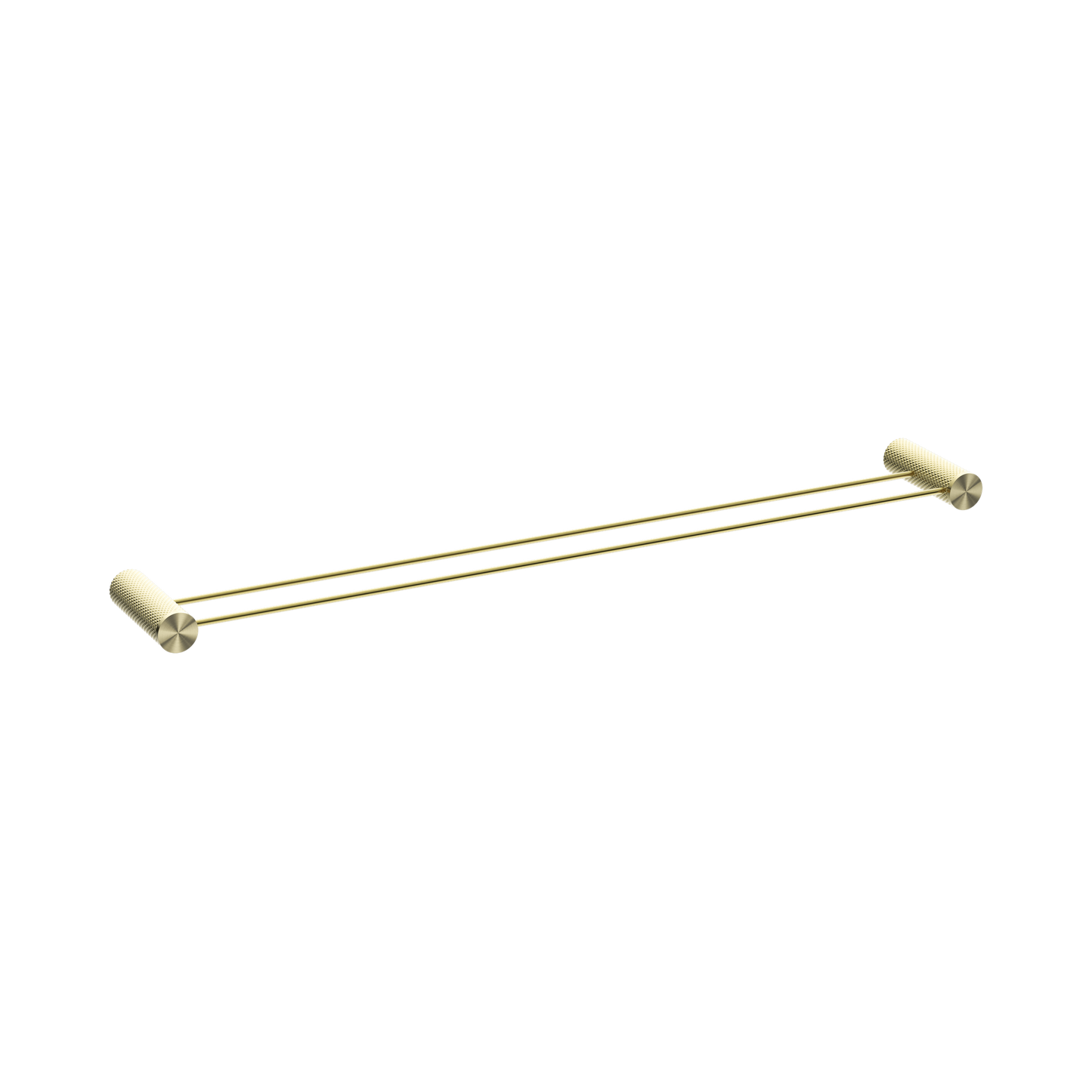 Opal Double Towel Rail 800mm Brushed Gold