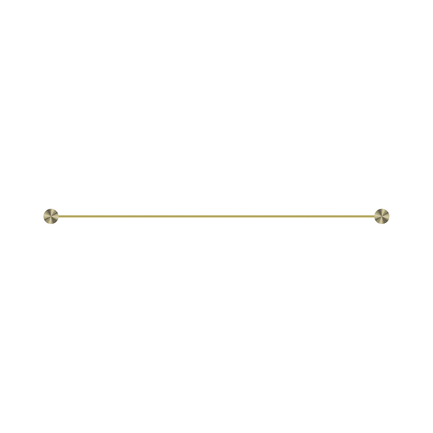 Opal Double Towel Rail 800mm Brushed Gold