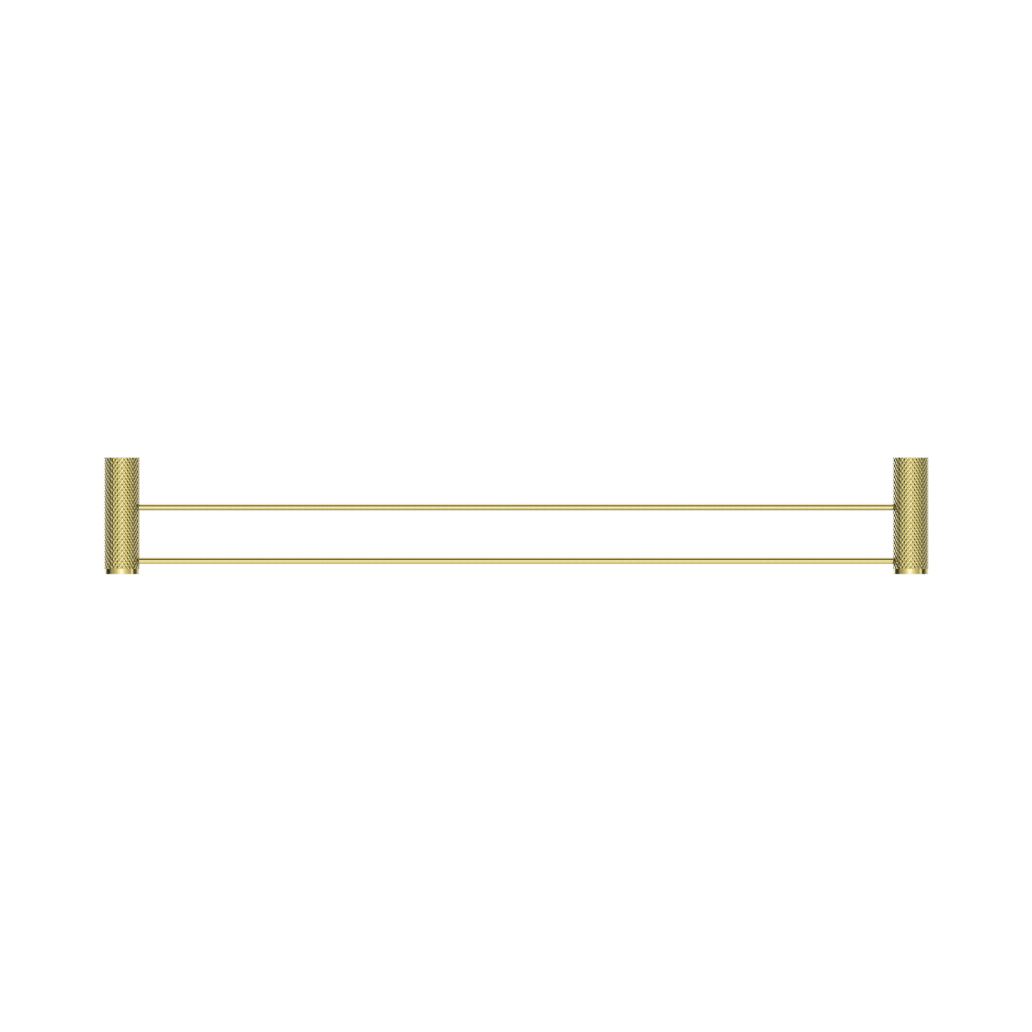 Opal Double Towel Rail 800mm Brushed Gold