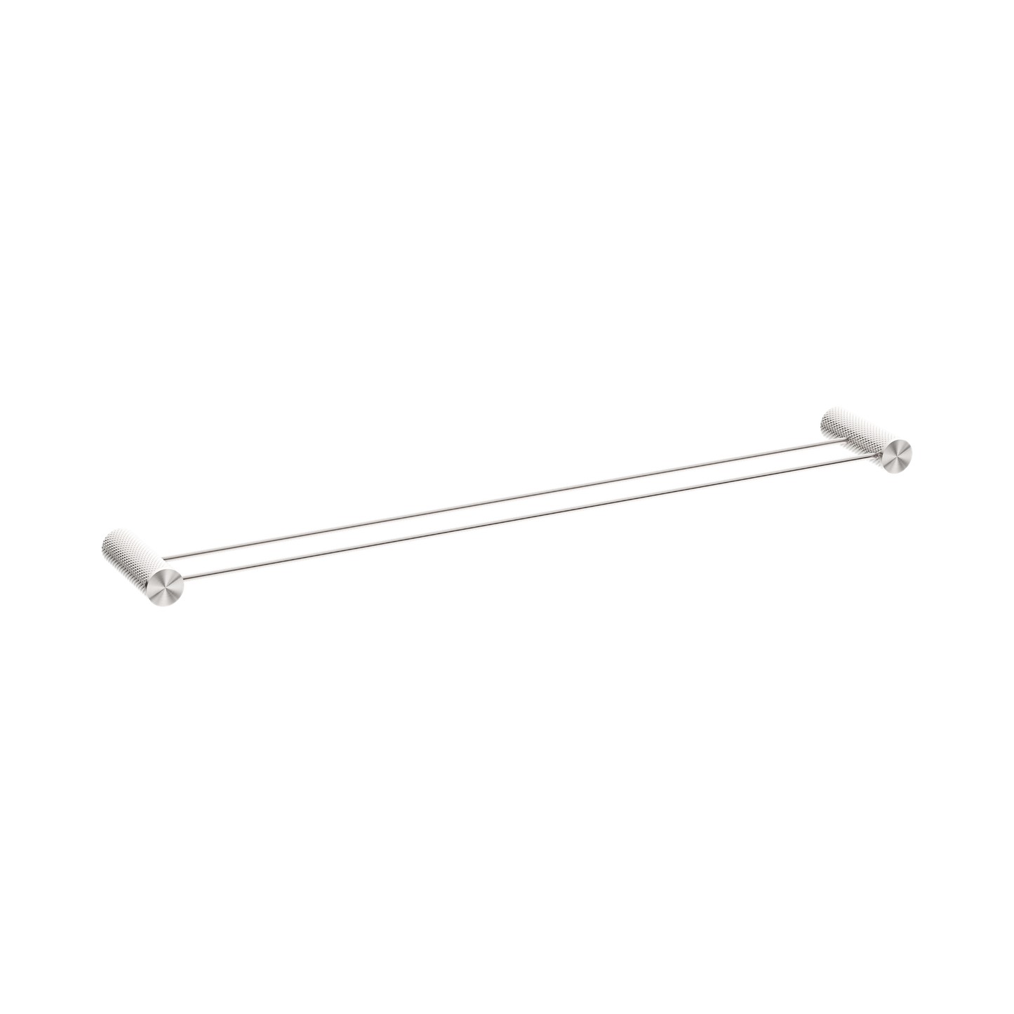 Opal Double Towel Rail 800mm Brushed Nickel