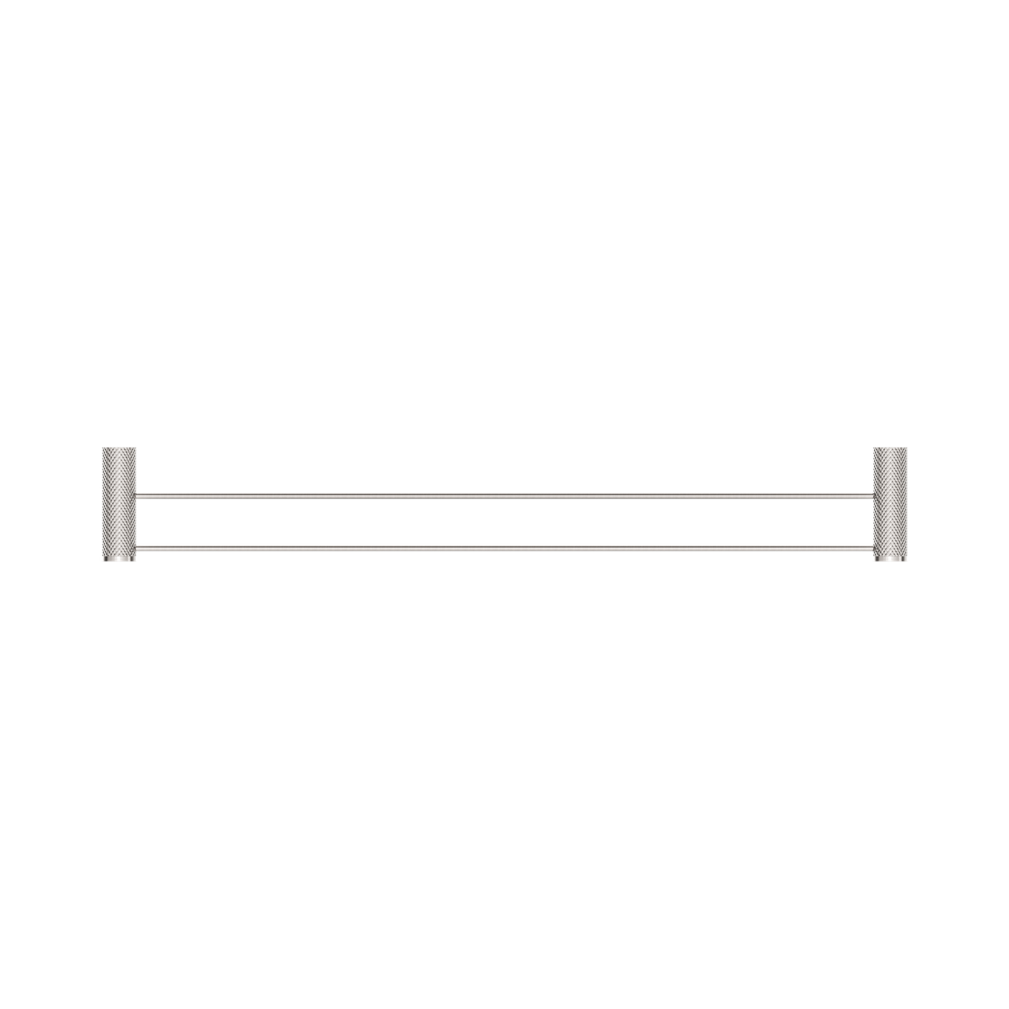 Opal Double Towel Rail 800mm Brushed Nickel