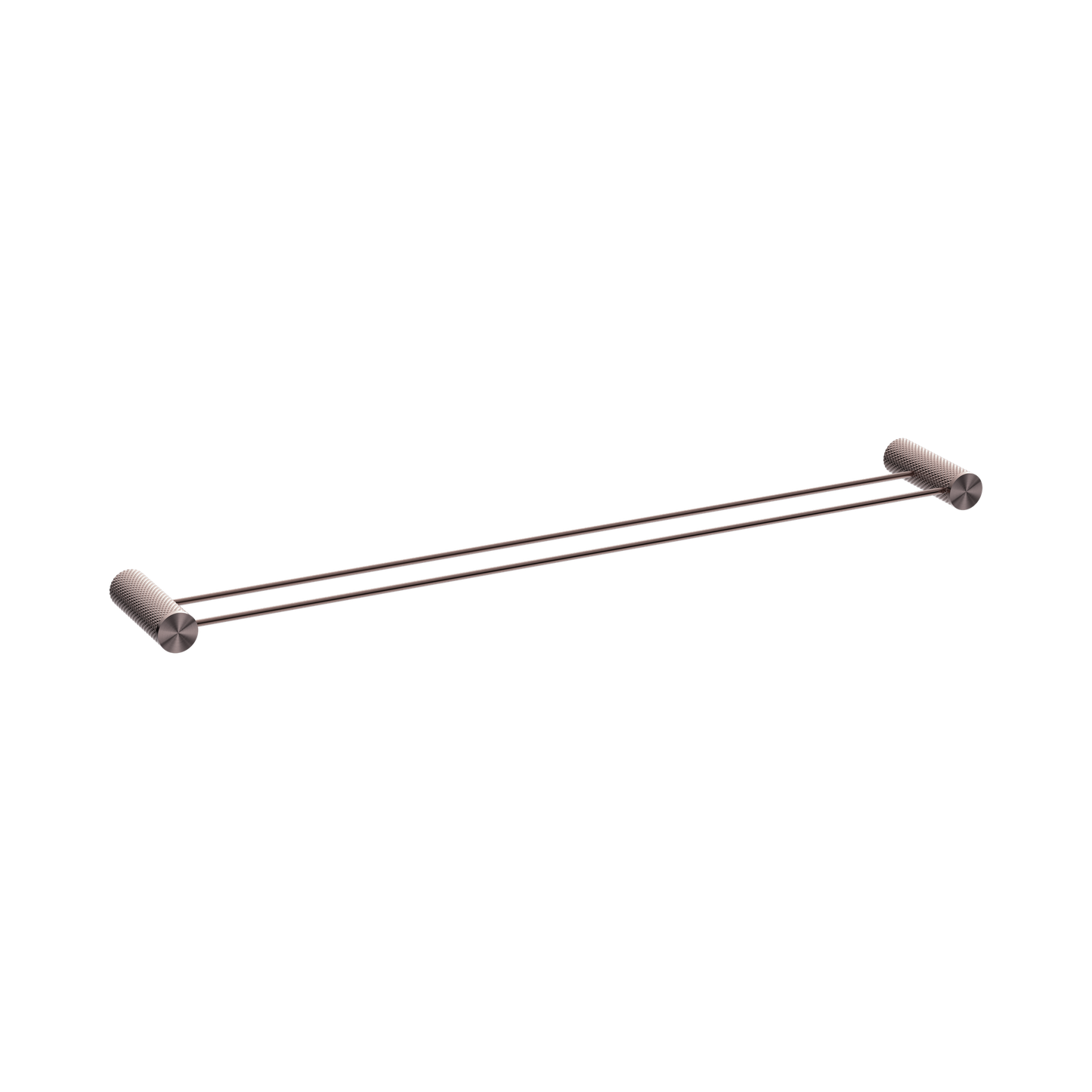 Opal Double Towel Rail 800mm Brushed Bronze