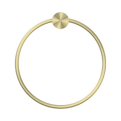 Opal Towel Ring Brushed Gold