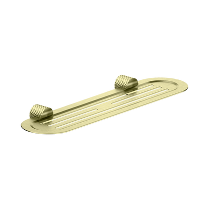 Opal Metal Shower Shelf Brushed Gold