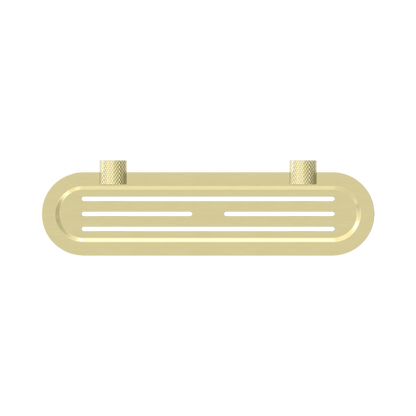 Opal Metal Shower Shelf Brushed Gold