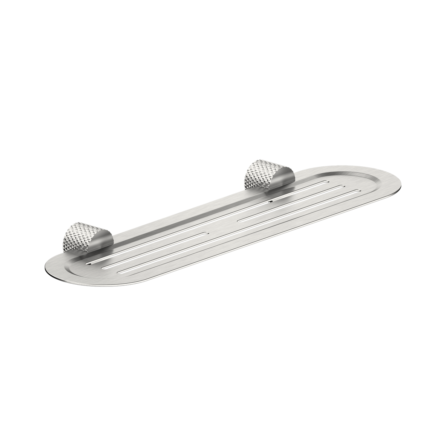 Opal Metal Shower Shelf Brushed Nickel