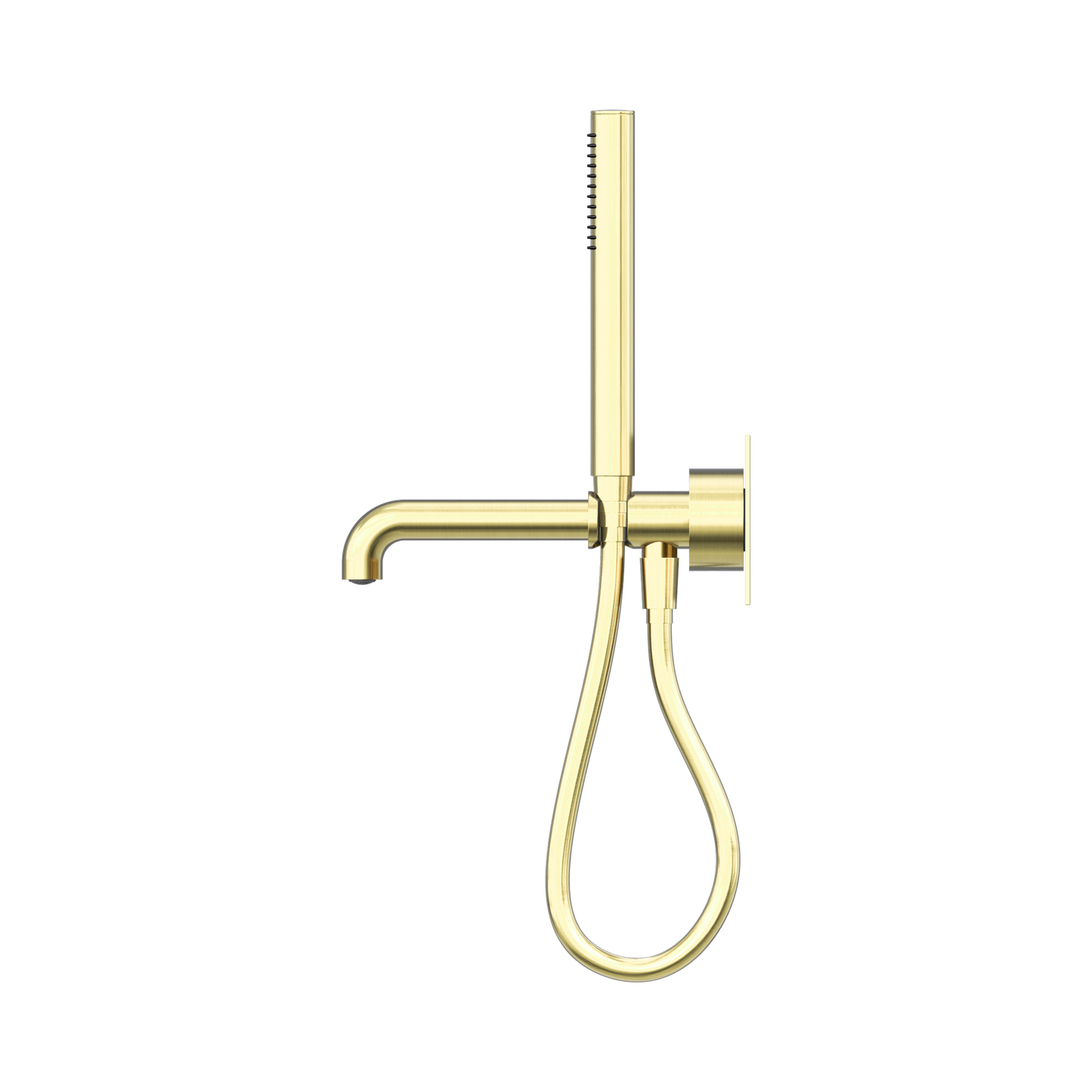 Kara Progressive Shower System With Spout 230mm Brushed Gold