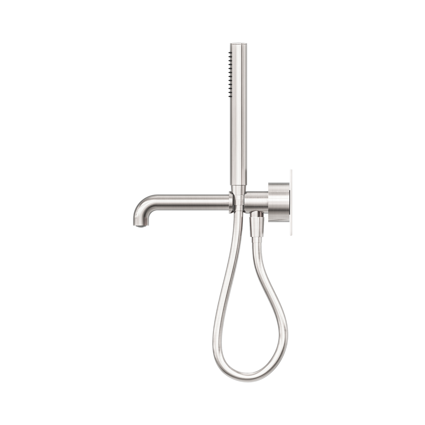 Kara Progressive Shower System With Spout 230mm Brushed Nickel