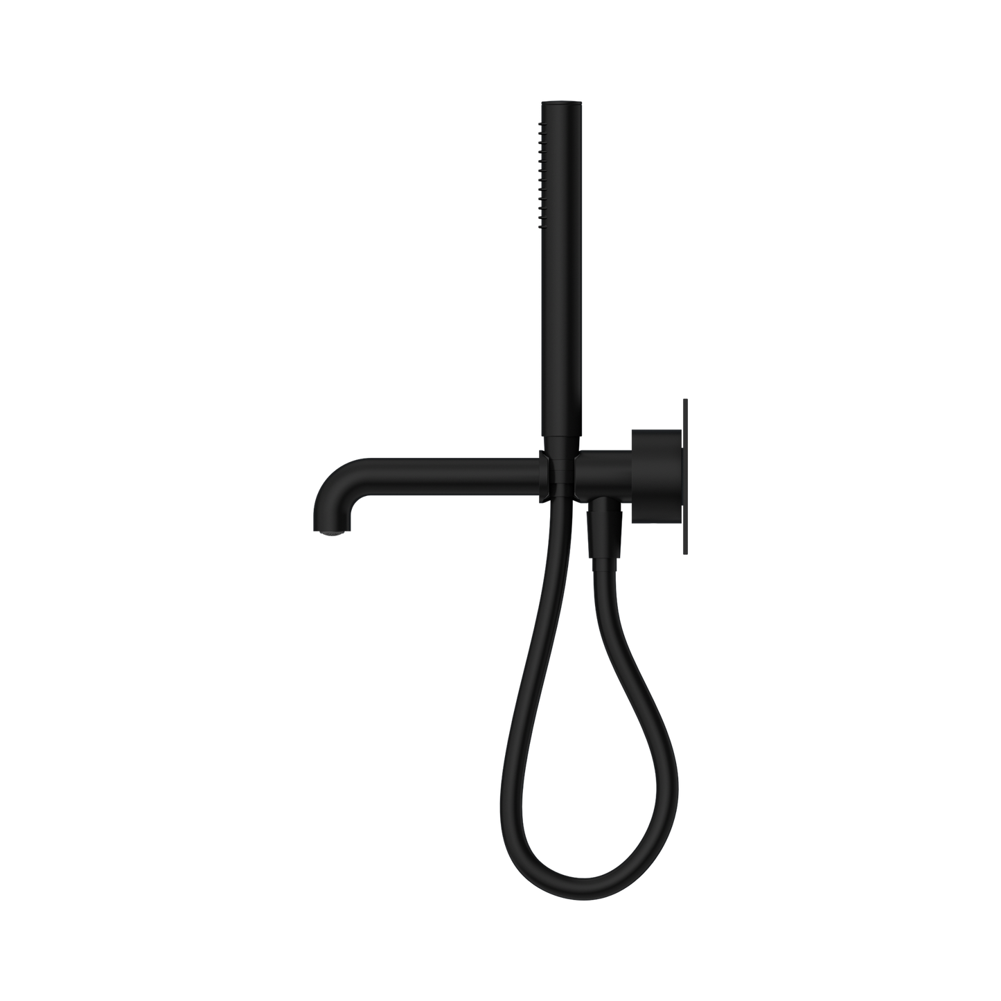 Kara Progressive Shower System With Spout 230mm Matte Black