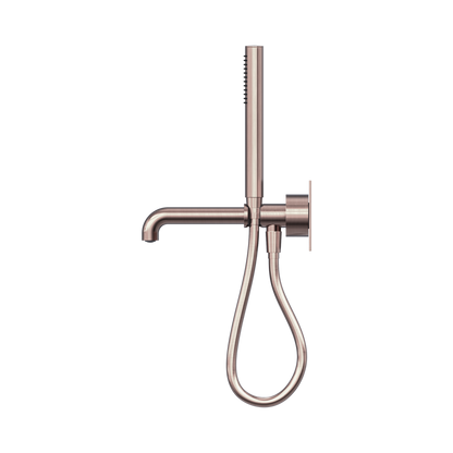 Kara Progressive Shower System With Spout 250mm Brushed Bronze