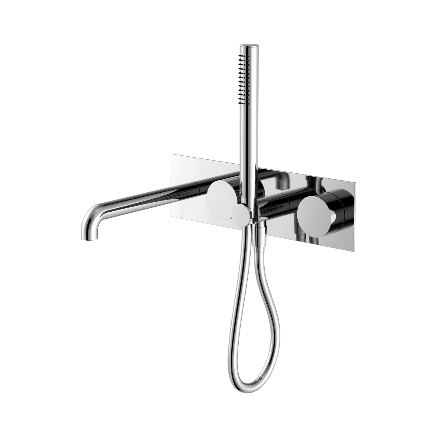 Kara Progressive Shower System With Spout 250mm Chrome