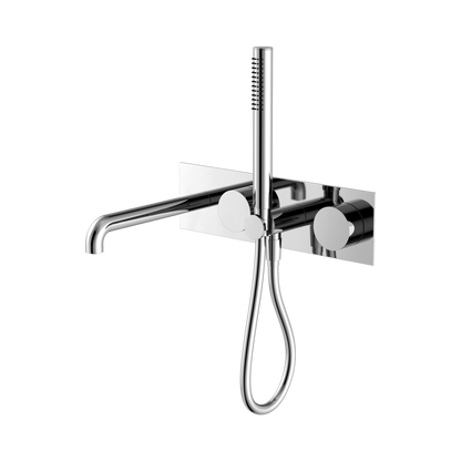 Kara Progressive Shower System With Spout 250mm Chrome