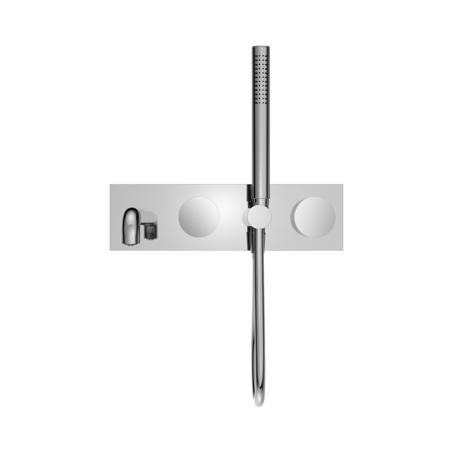 Kara Progressive Shower System With Spout 250mm Chrome