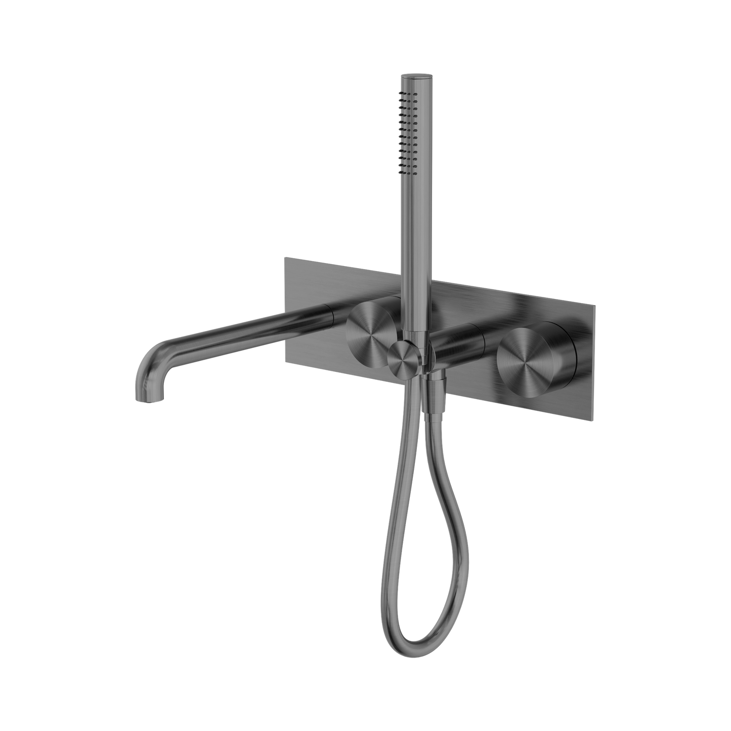 Kara Progressive Shower System With Spout 250mm Gun Metal
