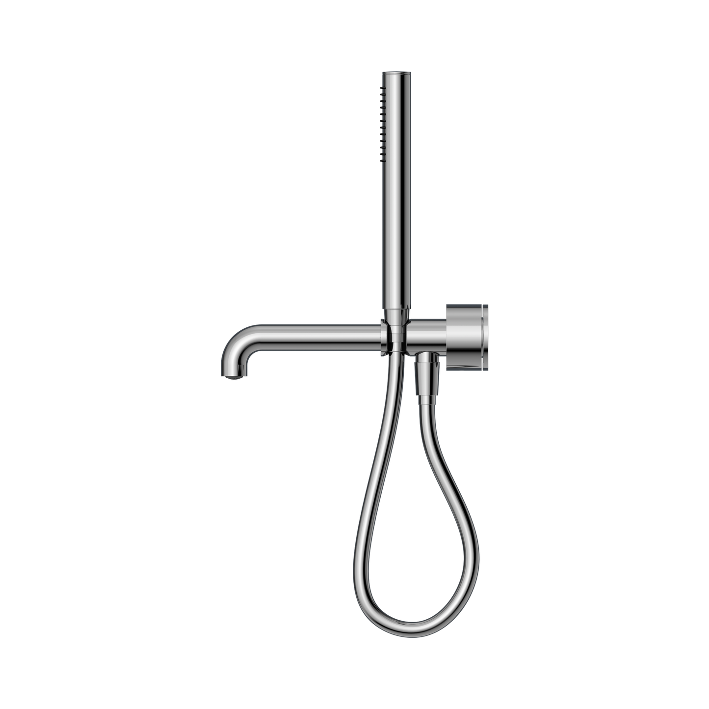 Kara Progressive Shower System Separate Plate With Spout 230mm Chrome