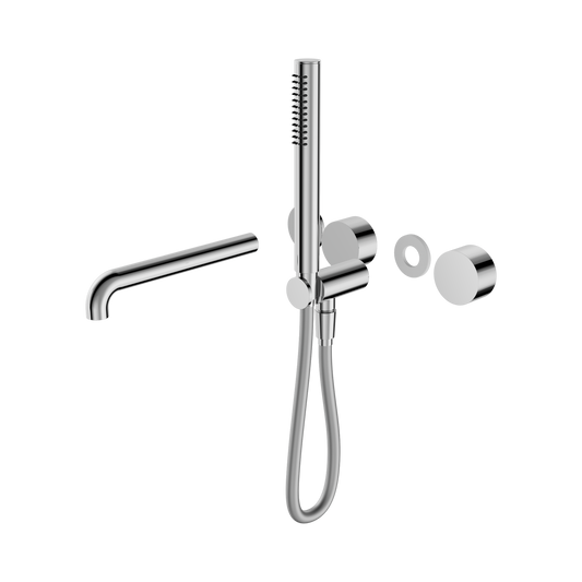 Kara Progressive Shower System Separate Plate With Spout 250mm Trim Kits Only Chrome