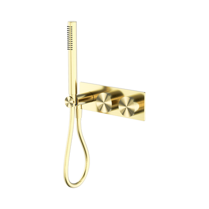 Kara Progressive Shower System Brushed Gold