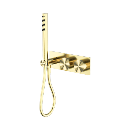 Kara Progressive Shower System Brushed Gold
