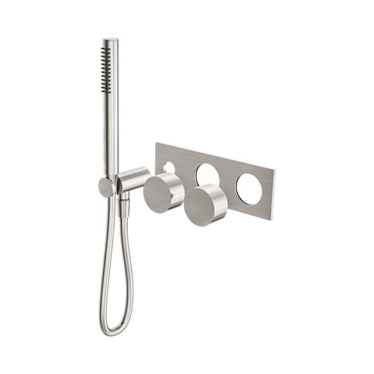 Kara Progressive Shower System Trim Kits Only Brushed Nickel