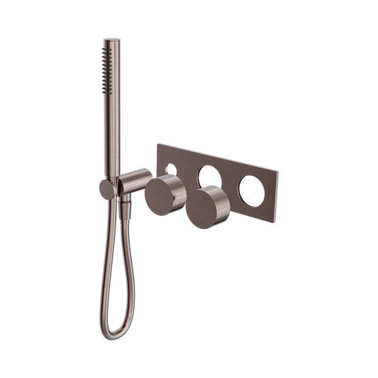 Kara Progressive Shower System Trim Kits Only Brushed Bronze