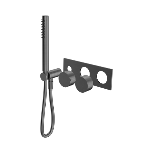 Kara Progressive Shower System Trim Kits Only Gun Metal