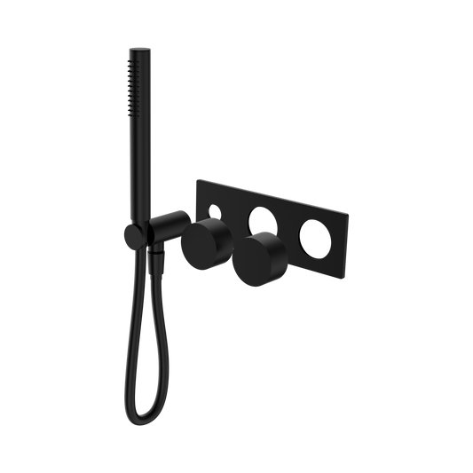 Kara Progressive Shower System Trim Kits Only Matte Black