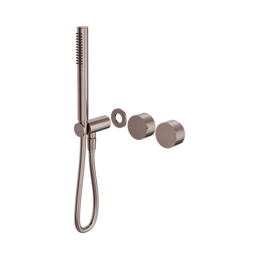 Kara Progressive Shower System Separate Plate Trim Kits Only Brushed Bronze
