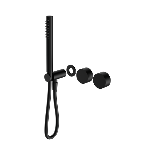 Kara Progressive Shower System Separate Plate Trim Kits Only Matte Black