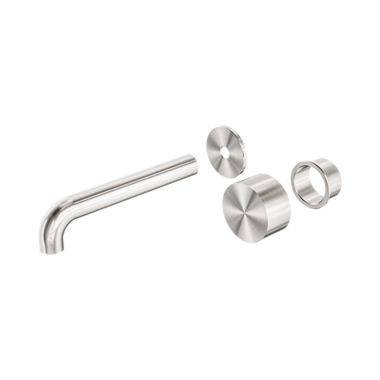 Kara Progressive Wall Basin/Bath Set 260mm Trim Kits Only Brushed Nickel
