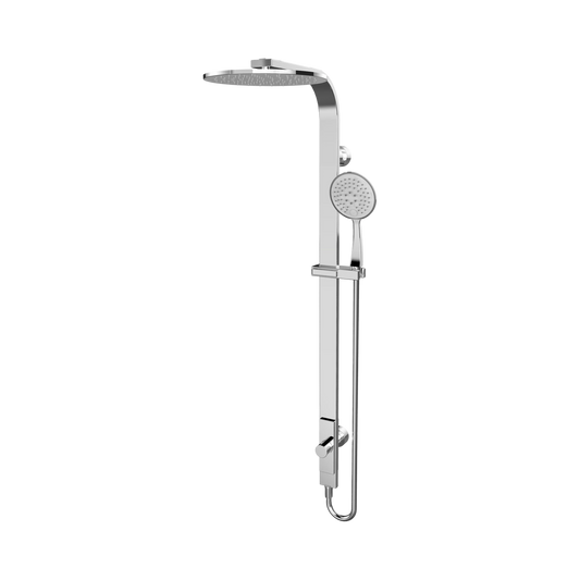 Astra Rain Round Twin Shower Single Hose Chrome