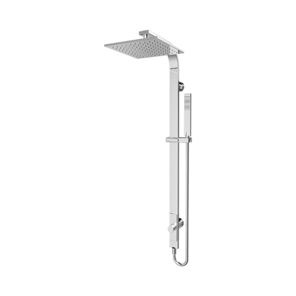 Astra Rain Square Twin Shower Single Hose Chrome