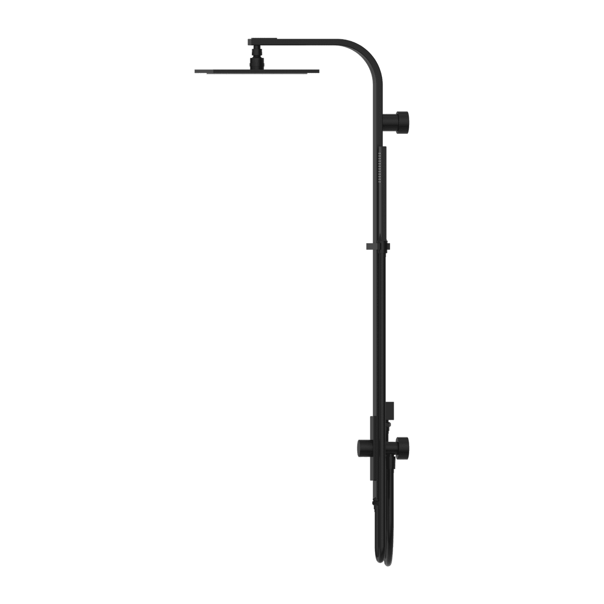 Astra Rain Square Twin Shower Double Hose