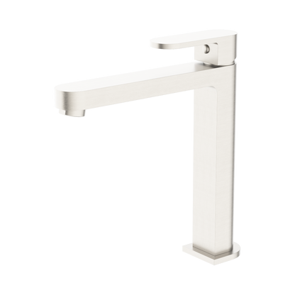Ecco Tall Basin Mixer Brushed Nickel