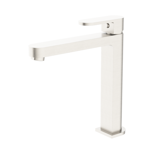 Ecco Tall Basin Mixer Brushed Nickel