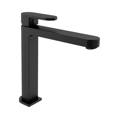 Ecco Tall Basin Mixer Matte Black
