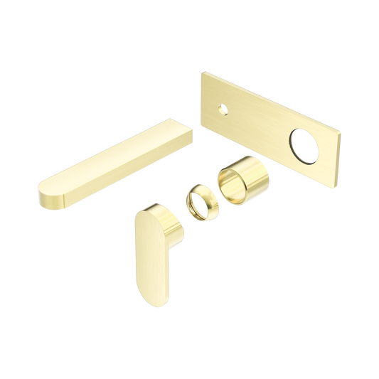 Ecco Wall Basin/Bath Mixer Trim Kits Only Brushed Gold