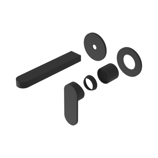 Ecco Wall Basin/Bath Mixer Separate Back Plate Trim Kits Only Matte Black