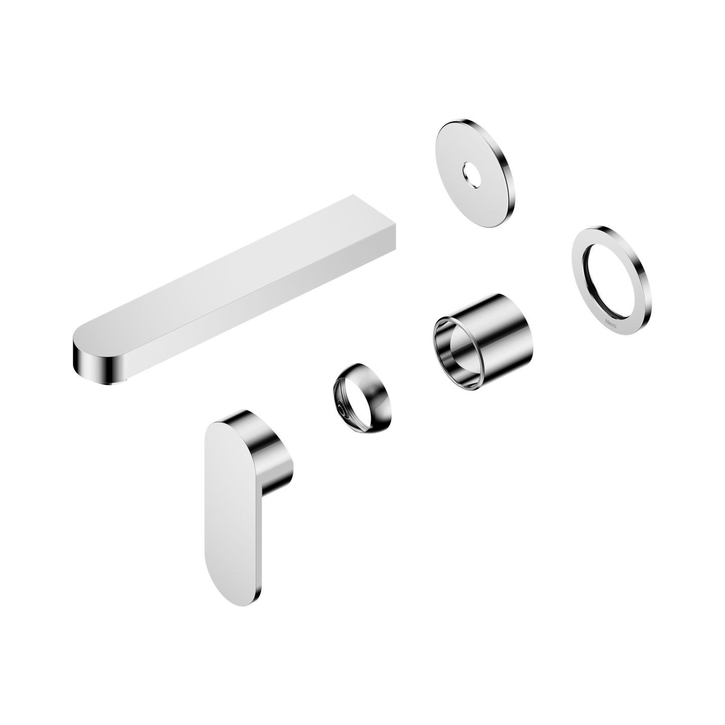 Ecco Wall Basin/Bath Mixer Separate Back Plate 60mm Trim Kits Only