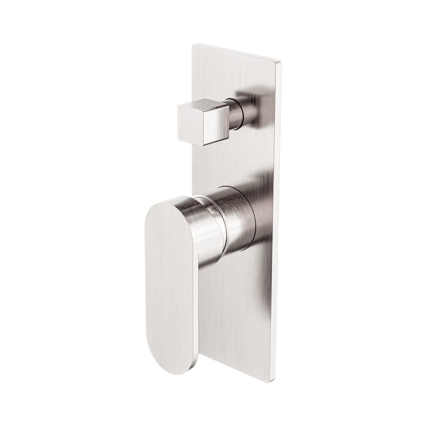 Ecco Shower Mixer With Diverter Brushed Nickel