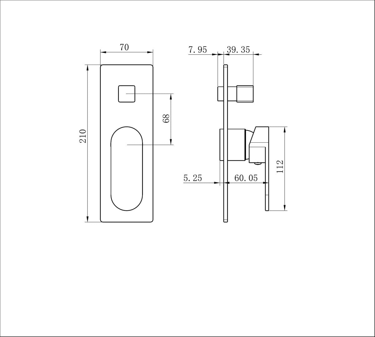 Ecco Shower Mixer With Divertor Trim Kits Only