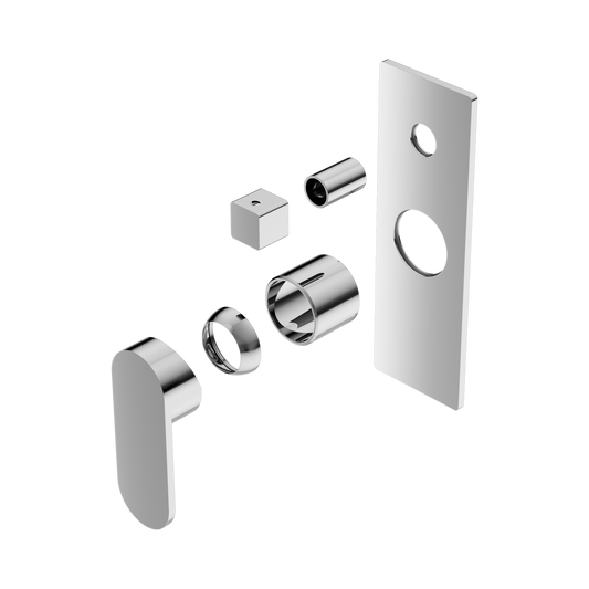 Ecco Shower Mixer With Diverter Trim Kits Only Chrome