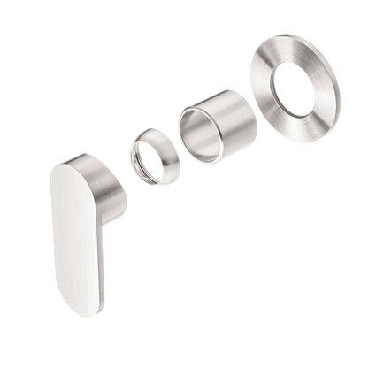 Ecco Shower Mixer 80MM Round Plate Trim Kits Only