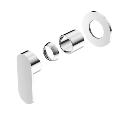 Ecco Shower Mixer 80MM Round Plate Trim Kits Only