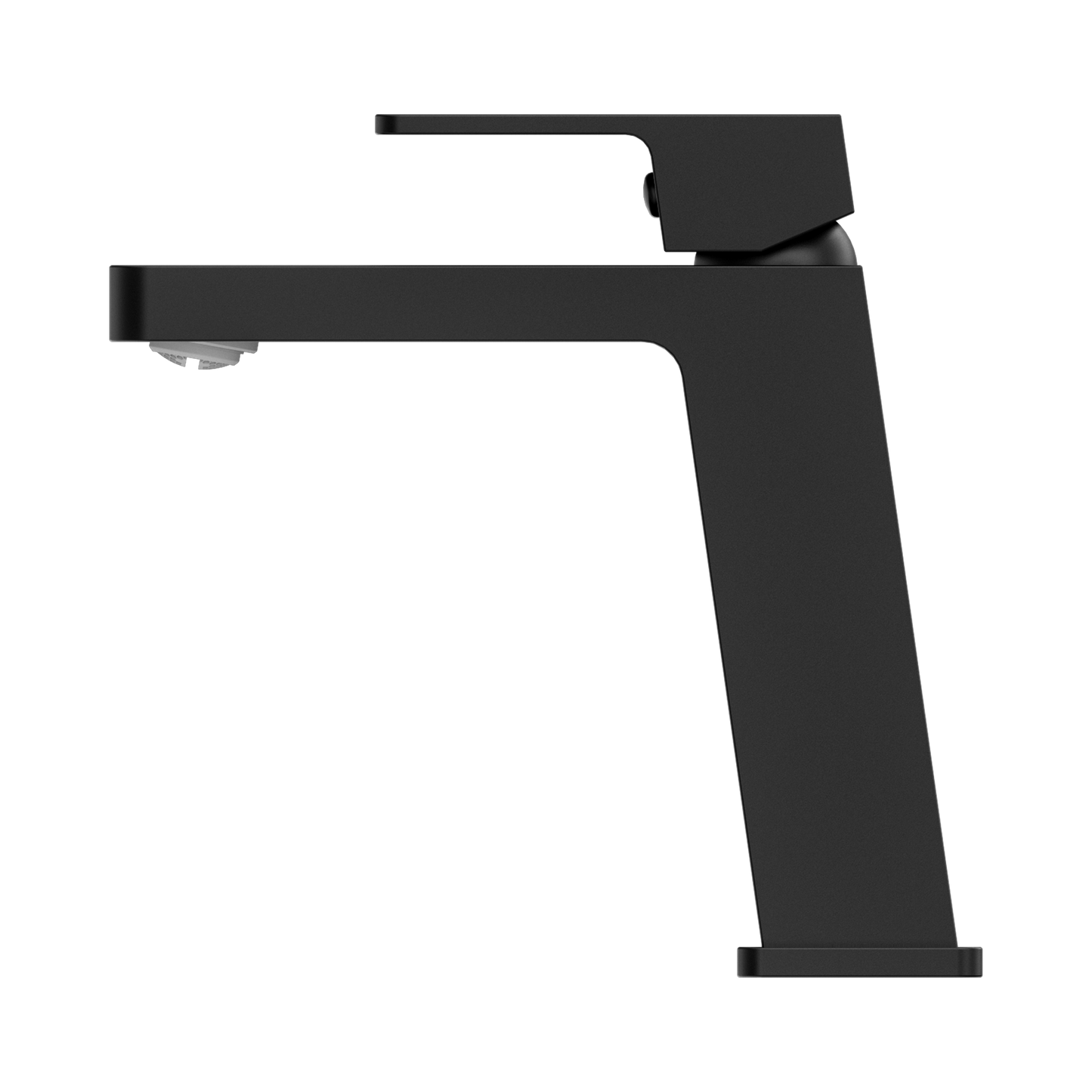Celia Basin Mixer Angle Spout Matte Black